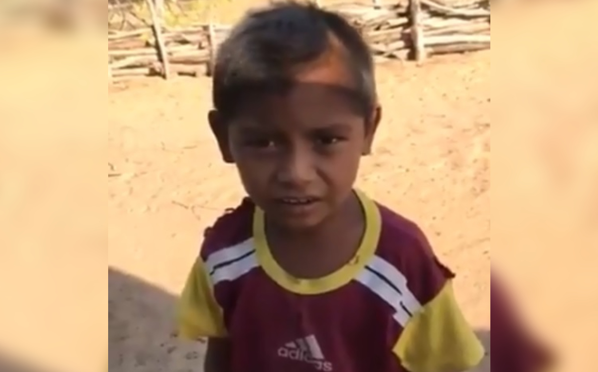 Niño de comunidad indígena sorprende a Radamel Falcao con su narración (Especial)