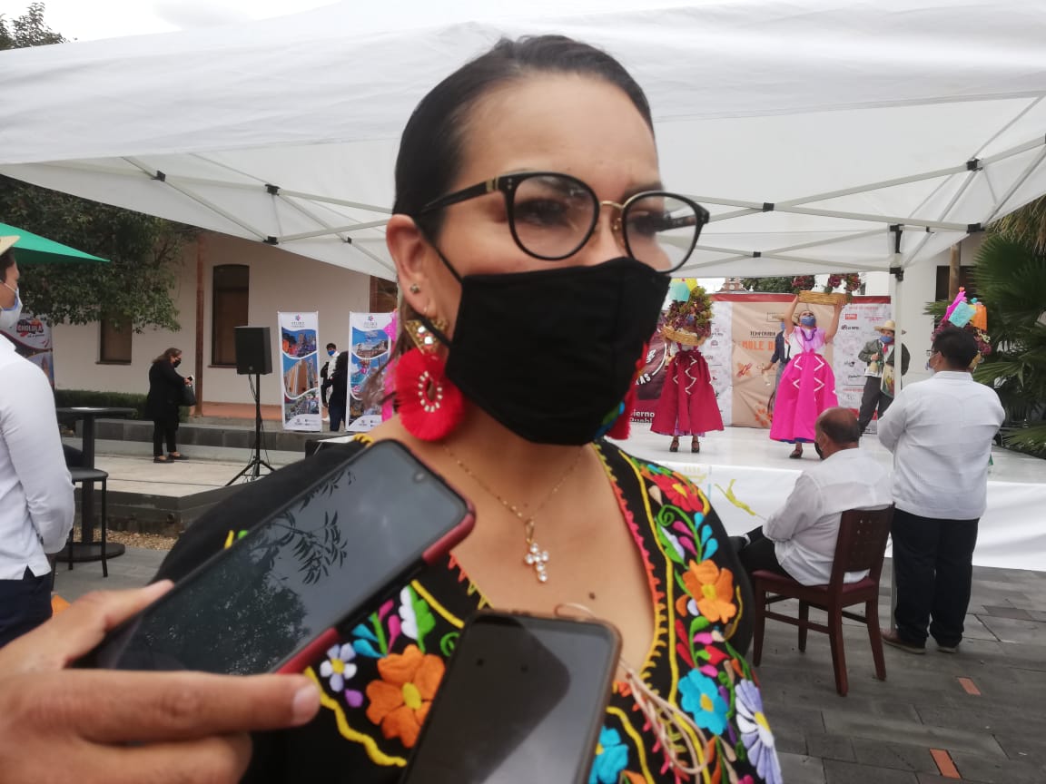 Vanessa Barahona de la Rosa, titular de Turismo en Puebla. (Verónica López)