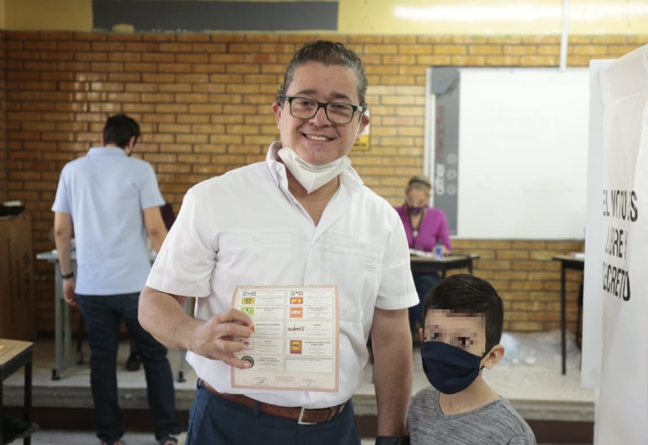 Candidato por Morena a la diputación por el Distrito XI, Ignacio Corona Rodríguez. (Mauricio Román)