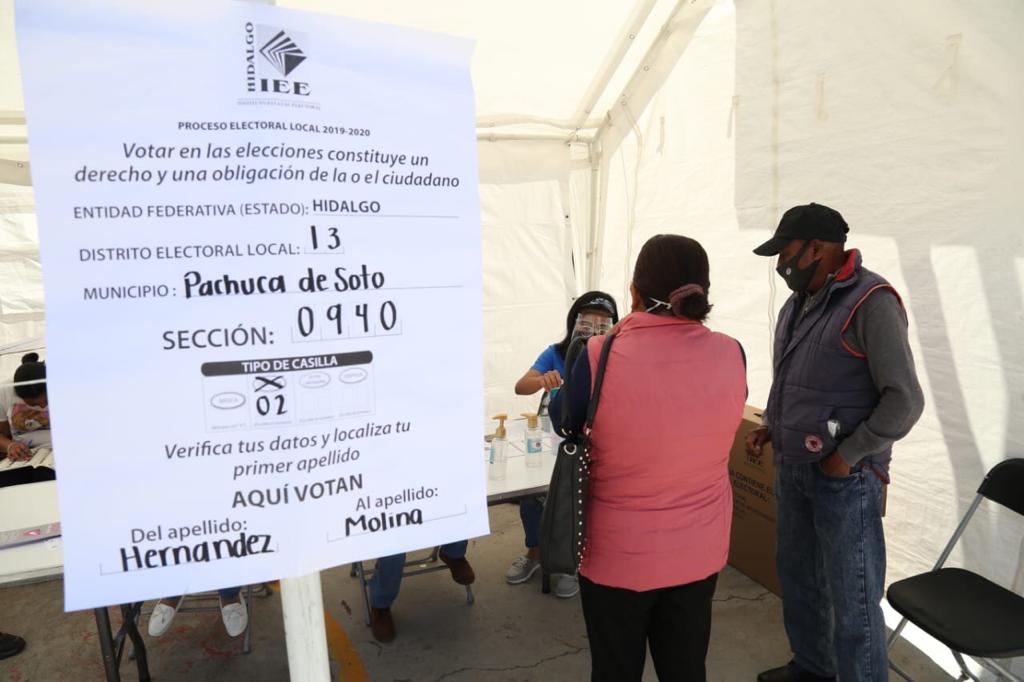 Casillas para las elecciones en Hidalgo. (Jorge Sánchez)