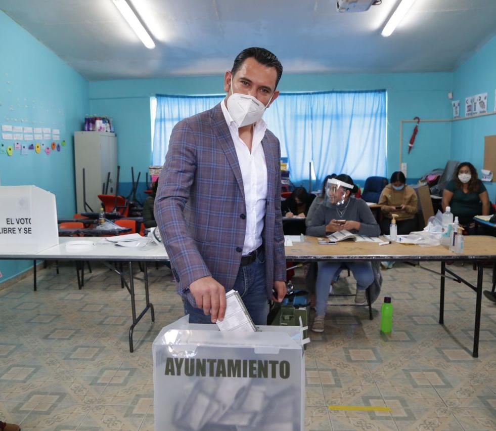 Israel Félix, candidato del PRI por Mineral de la Reforma. (Cortesía)