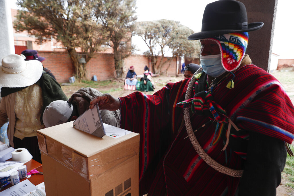 Las elecciones en Bolivia se realizaron sin contratiempos. (AP)