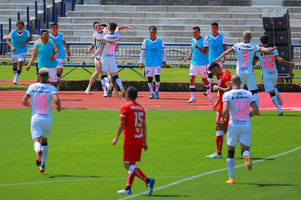 Pumas venció al Toluca en Ciudad Universitaria (Imago7)