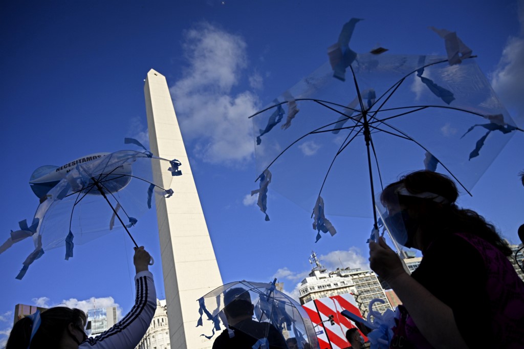 Argentina es uno de los países más afectados en número de casos de covid-19. (AFP)