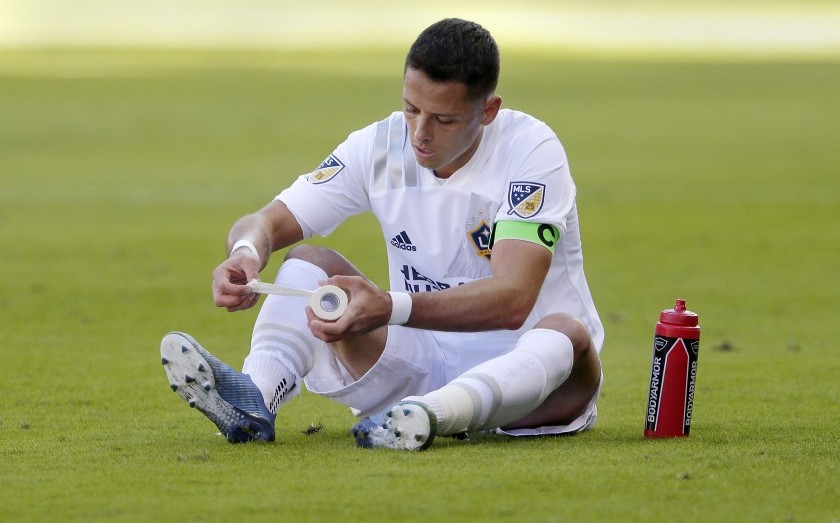 Javier Hernández, jugador del Galaxy (AP)