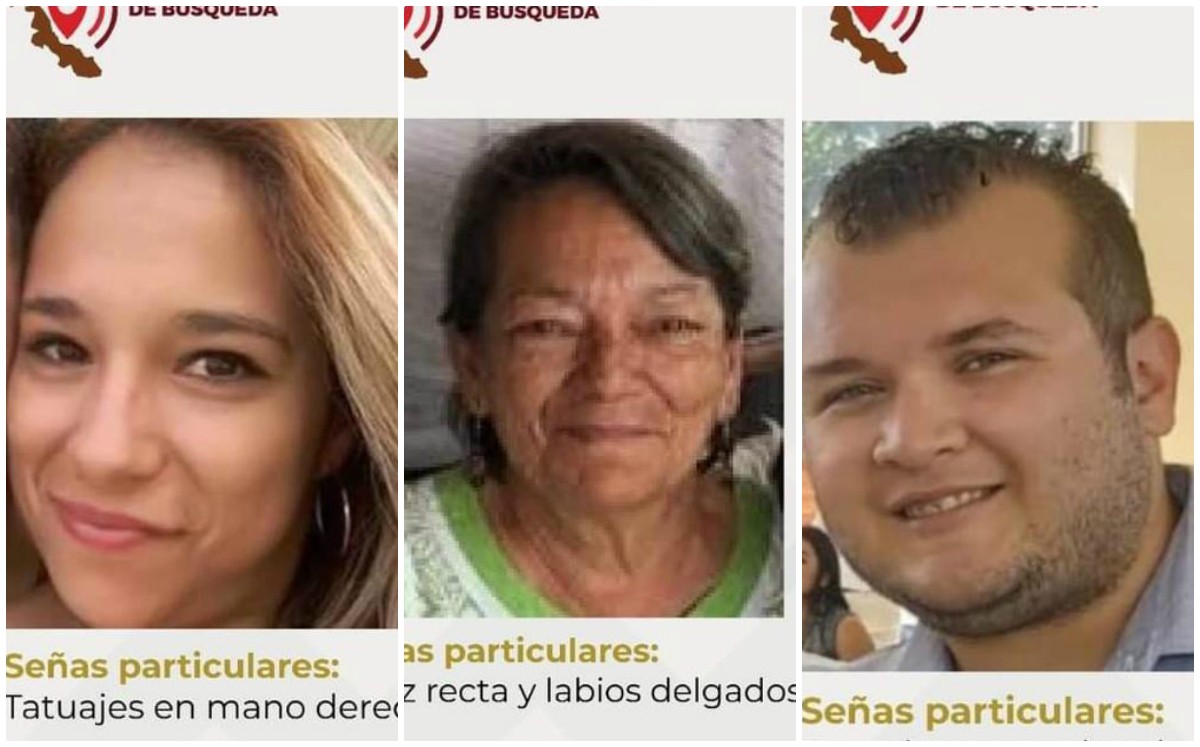Los tres integrantes de la familia fueron reprotados como desaparecidos.
