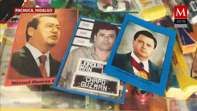 En Pachuca papelería incluye en su lista de monografías al "Chapo" Guzmán a petición de sus clientes