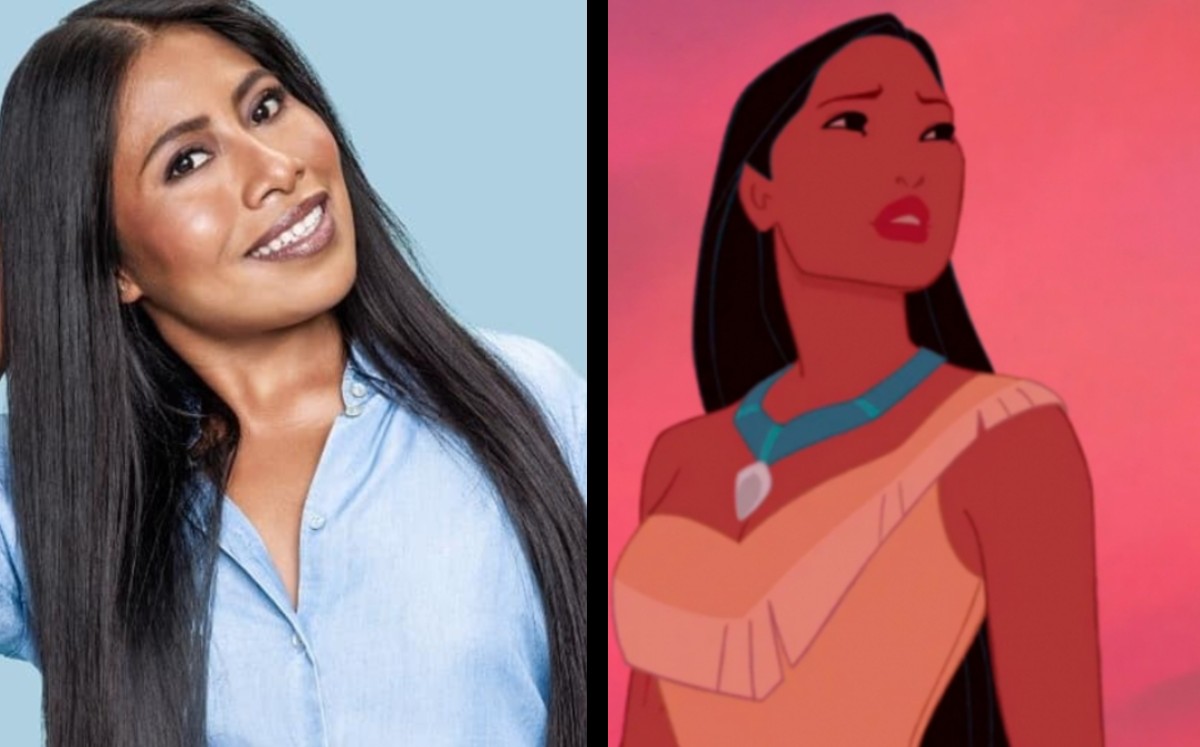 Así luciría Yalitza como Pocahontas. (Instagram)