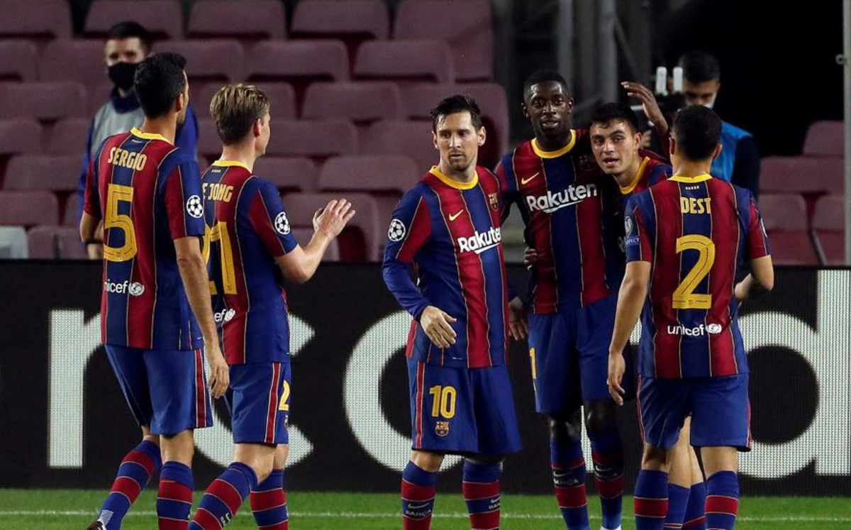 FC Barcelona goleó 5-1 al Ferencvaros, en el inicio de la Champions (EFE)