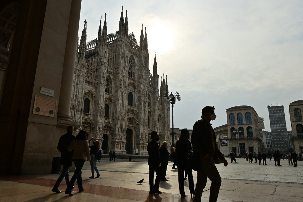 Lombardía sigue siendo la región más afectada por la pandemia en Italia. (AFP)