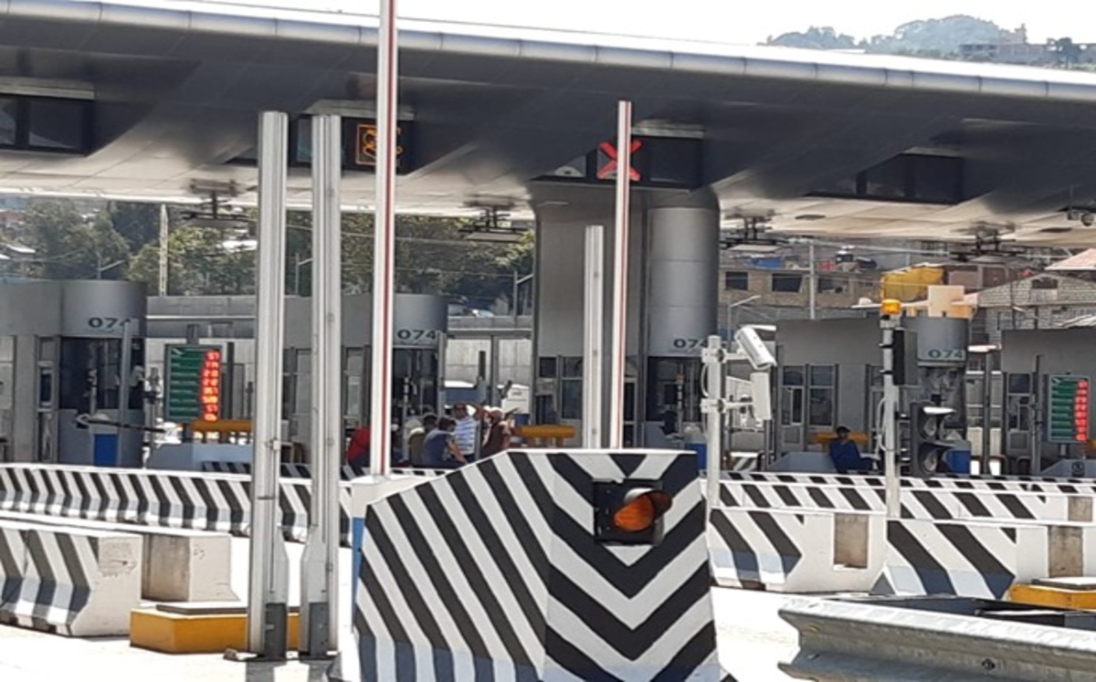 Los manifestantes se colocaron a la altura del kilómetro 27.