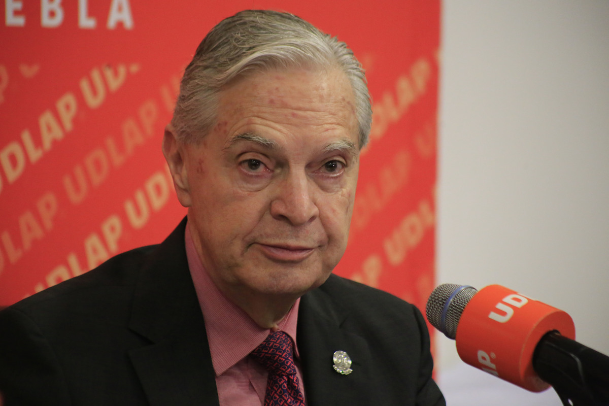 Luis Ernesto Derbez Bautista, rector de la Universidad de las Américas Puebla. (Andrés Lobato)
