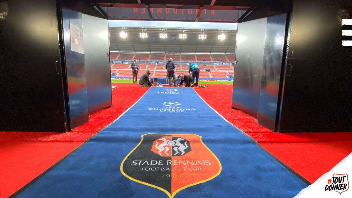 El Roazhon Park está listo para el debut del Rennes en Champions League (Twitter @staderennais)