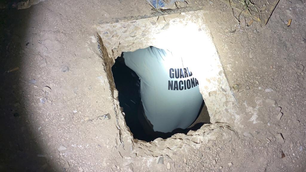 Un túnel fue hallado en Sonora por la Guardia Nacional (Especial)