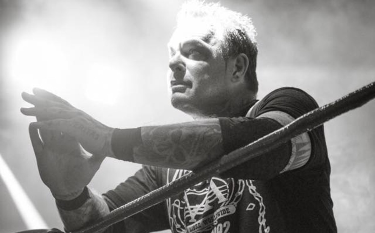 Vampiro Canadiense, en su última etapa como luchador (Facebool: Vampiro)