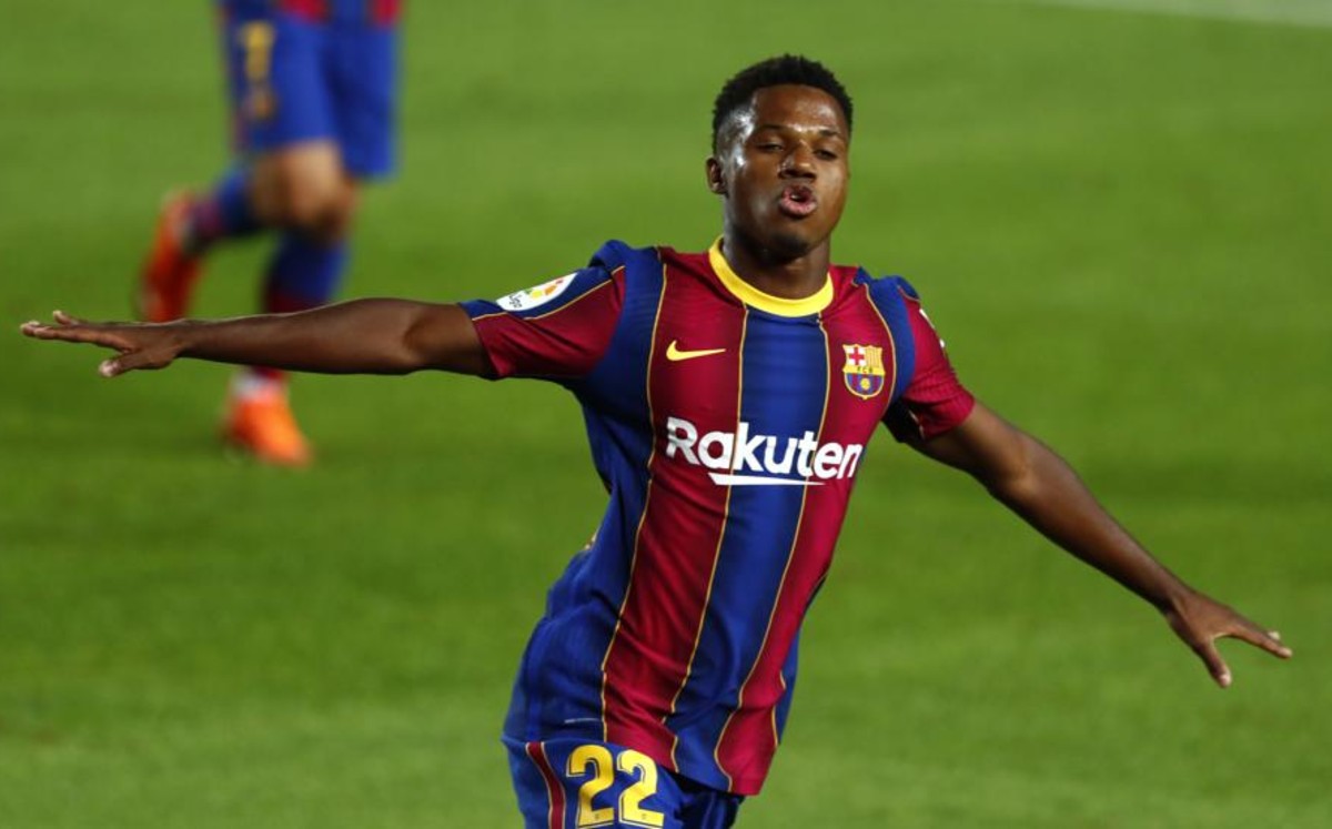 Ansu Fati, jugador de Barcelona (AP)