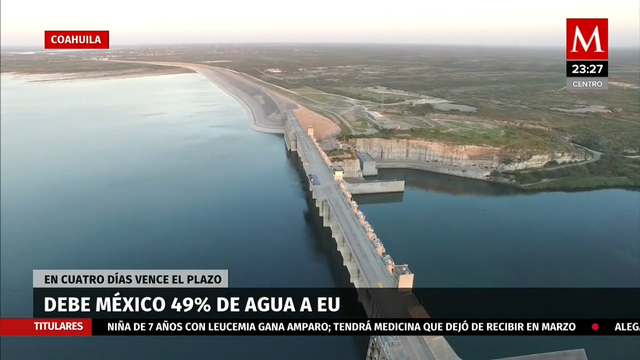 Deuda de agua: a dos semanas de concluir el plazo para cumplir el tratado