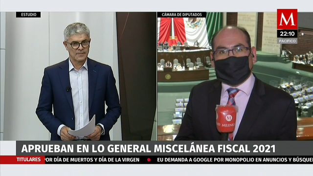 Diputados aprueban en lo general miscelánea fiscal 2021