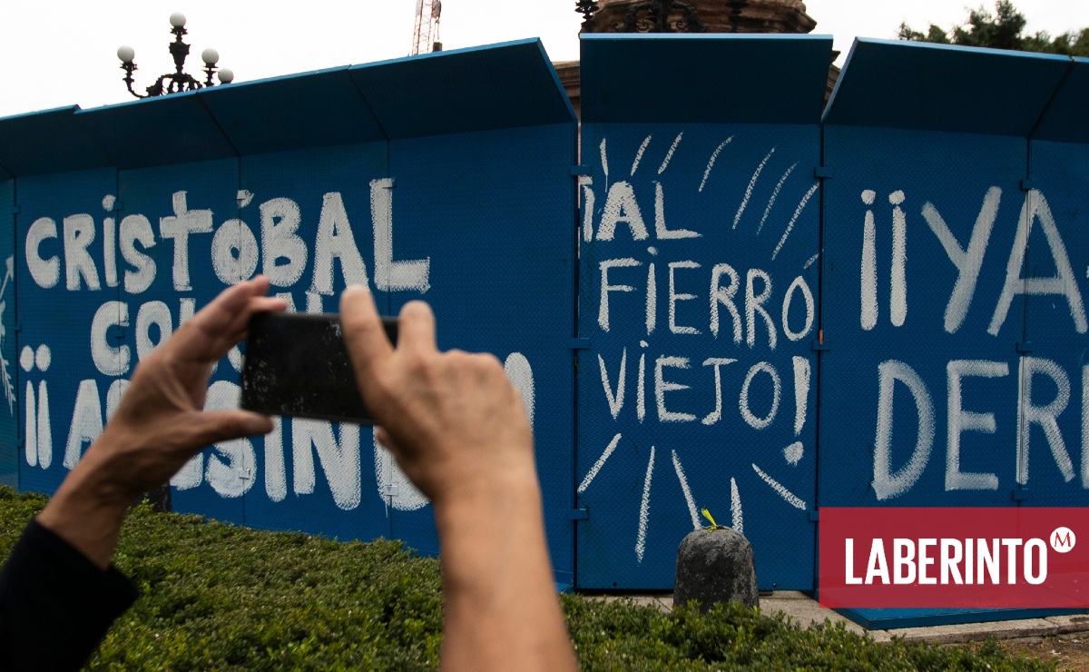 La glorieta donde se encontraba el monumento de Cristóbal Colón, en la intersección del paseo de la Reforma y la avenida Morelos. (Foto: Fernando Llan
