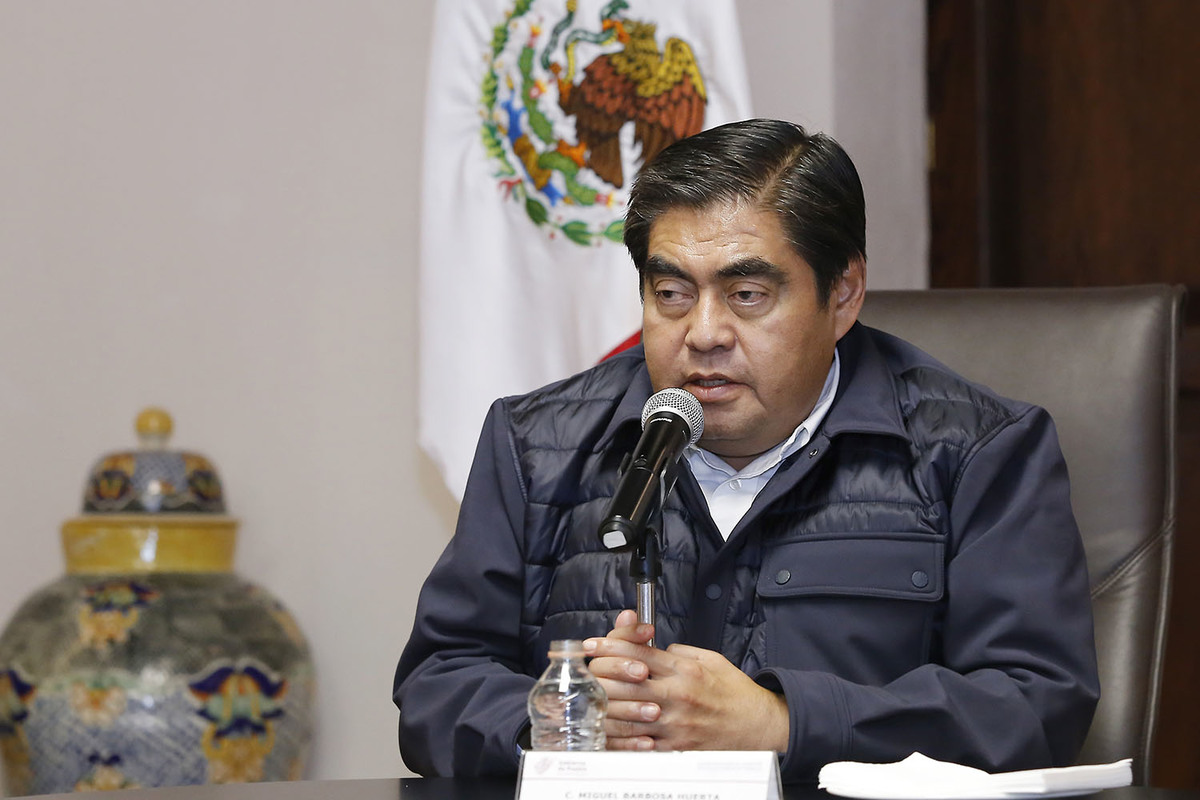 Luis Miguel Barbosa Huerta, gobernador del estado de Puebla. (Especial)