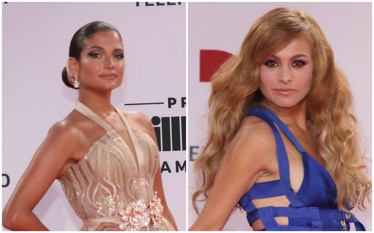 Paulina Rubio y Natalia Jiménez en los Latin Billboard (Especial/Instagram).