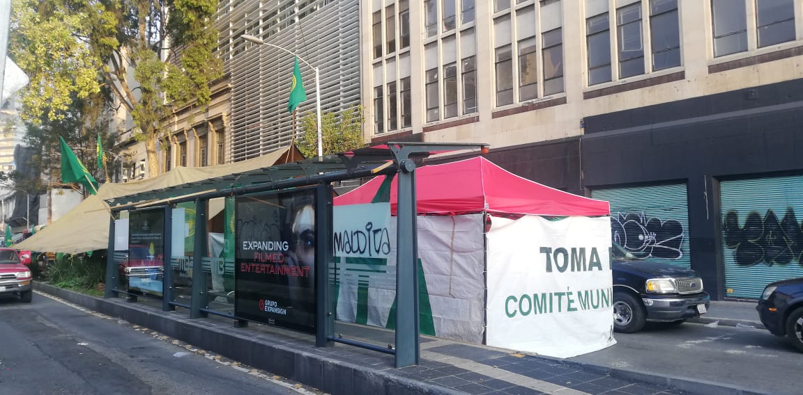 Protestas frente a SEDATU