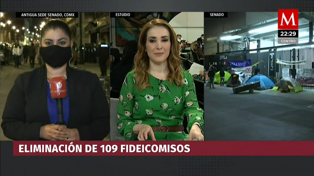 Senadores del PAN y Morena se enfrentan en sesión para discutir fideicomisos