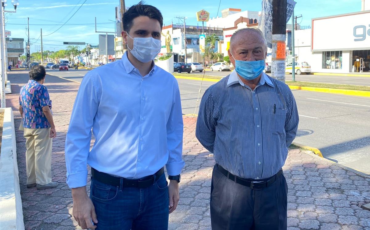 Carlos Fernández pide tomar medidas de prevención en Miramar. (Cortesía)