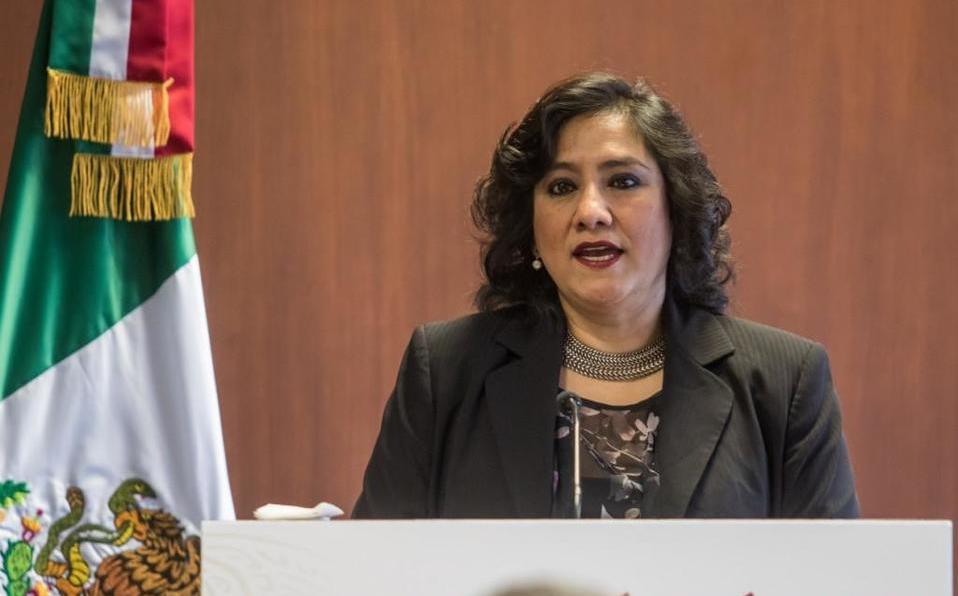 Irma Eréndira Sandoval, titular de la Secretaría de la Función Pública