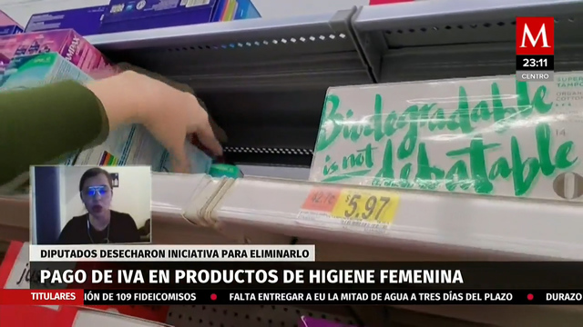 Mujeres seguirán pagando impuestos por toallas sanitarias