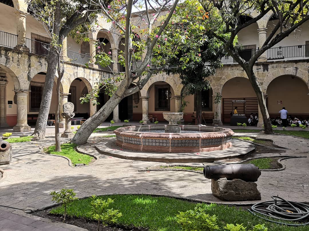Patio del Museo Regional de Guadalajara (Cortesía)