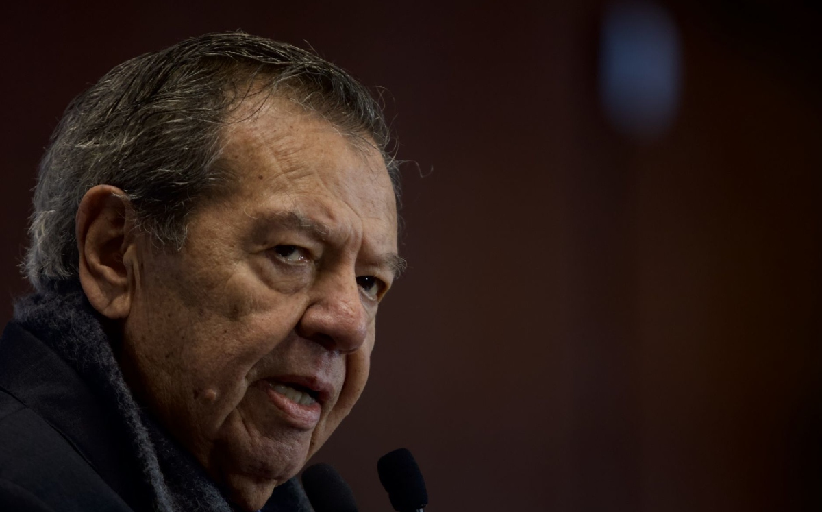 Porfirio Muñoz Ledo, aspirante a la dirigencia de Morena. (Cuartoscuro)