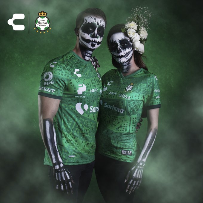 El uniforme recuerda detalles del papel picado de los altares. (Cortesía @SantosLaguna)