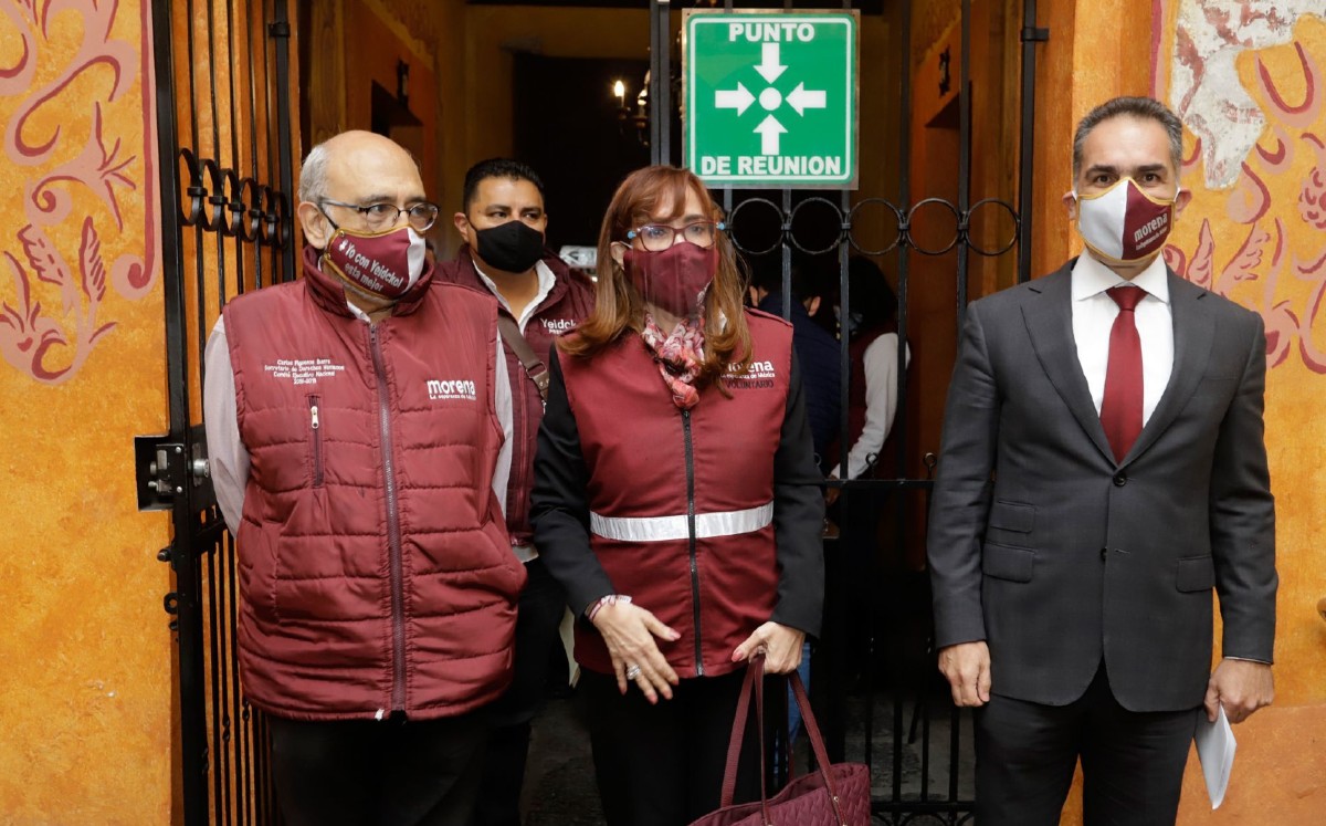 Yeidckol Polevnsky, ex secretaria general del CEN de Morena. (Cuartoscuro)