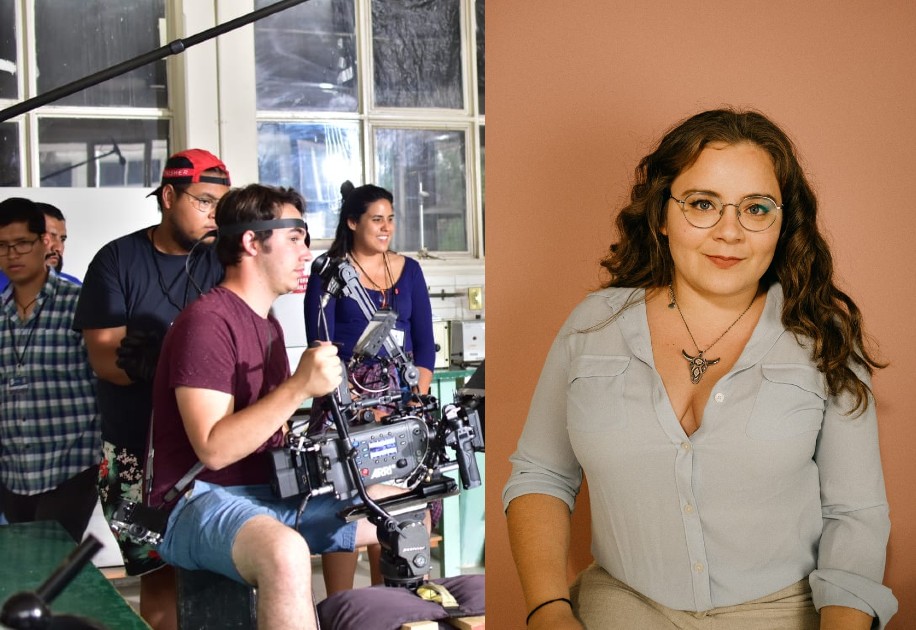 Andrea Porras Madero, joven cineasta lagunera. (Especial)