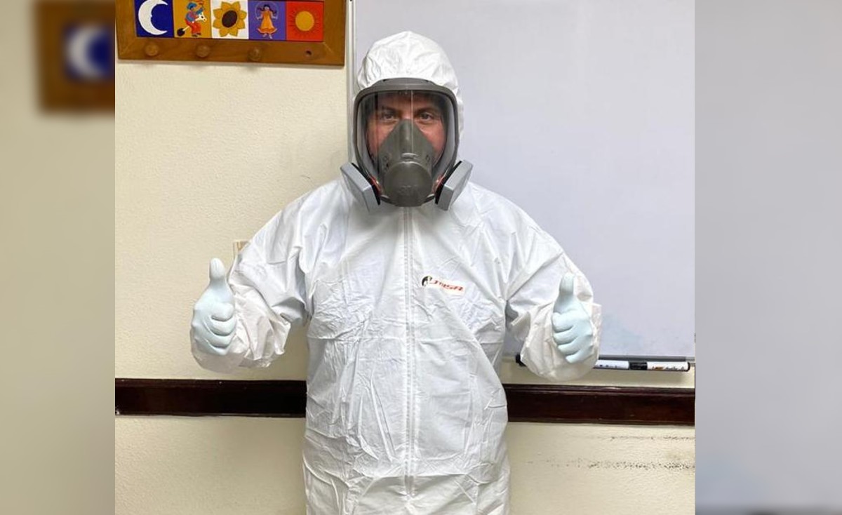 Doctor se tiene que proteger para evitar covid-19 (Foto/cortesía)