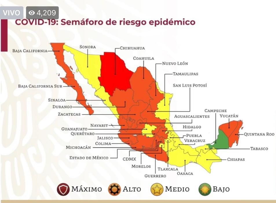 23 estados se mantienen en esta fase. (Especial)