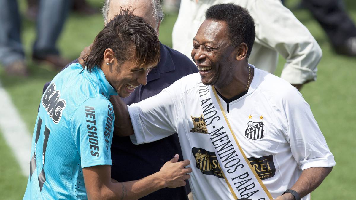 Neymar y Pelé (EFE)
