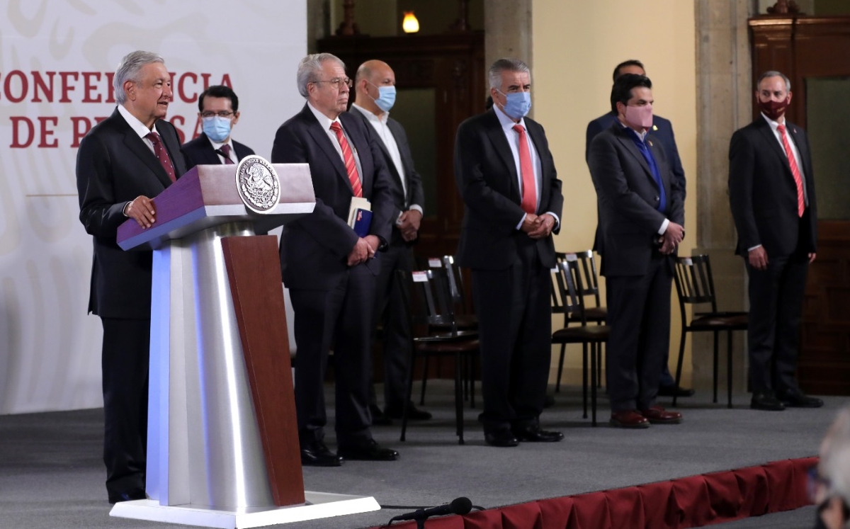 El presidente Andrés Manuel López Obrador en La Mañanera. (Cuartoscuro)