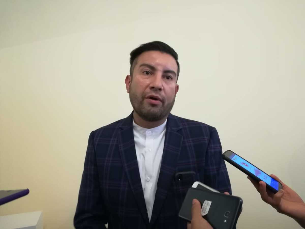 Secretario de Movilidad de Puebla, Eduardo Covián Carrizales. (Angélica Tenahua)