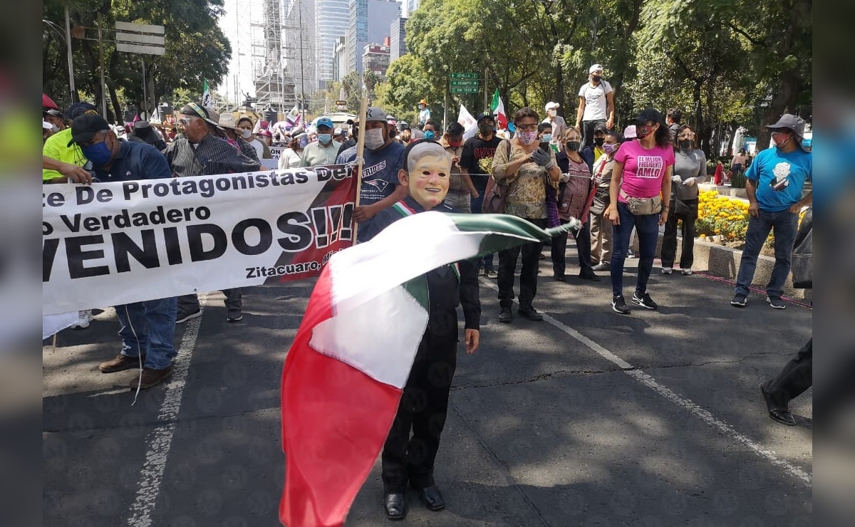 Diversos grupos simpatizantes marcharán para mostrar su apoyo a la actual administración. (Jorge Becerril)