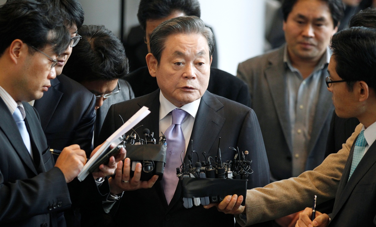 Lee Kun-hee era el homre más rico de Corea del Sur. (Reuters)