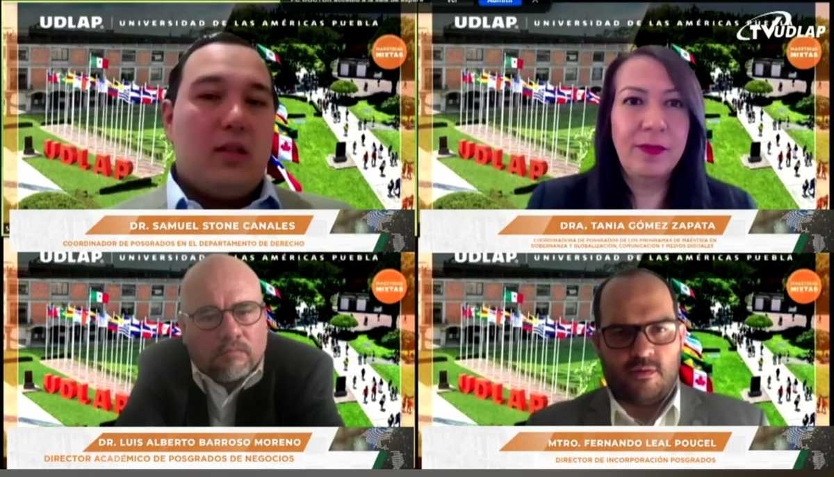 Webinar "Los escenarios post pandemia y el futuro de la educación superior". (Jaime Zambrano)
