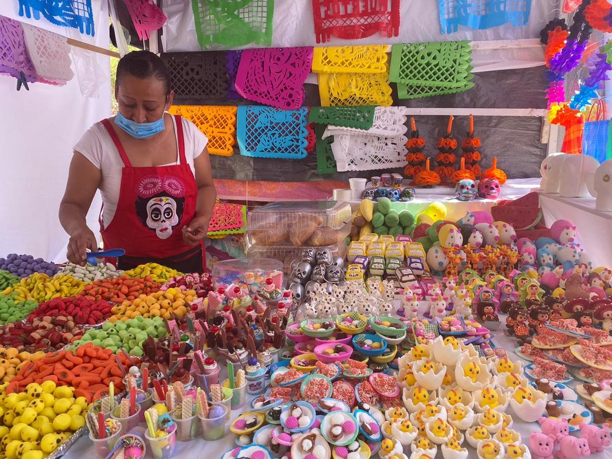 Bajan 40% ventas de alfeñiques en León. Foto: Jessica Márquez