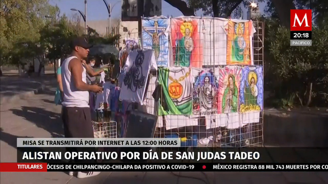 CdMx alista operativo por celebración de San Judas Tadeo