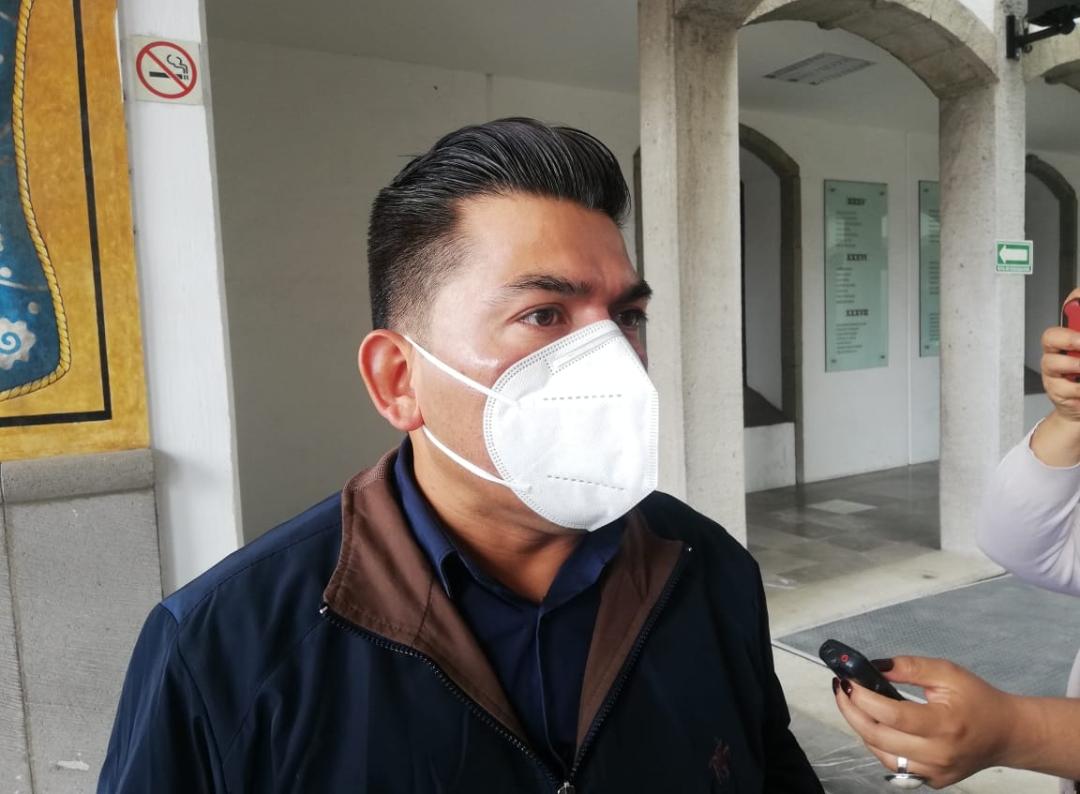 José Luis Garrido Cruz del Partido Encuentro Social Tlaxcala. (Adolfo Tenahua)