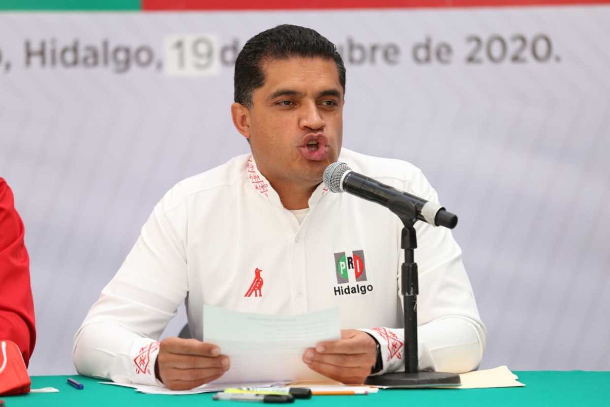 Julio Valera Piedras, el secretario General del PRI. (Jorge Sánchez)