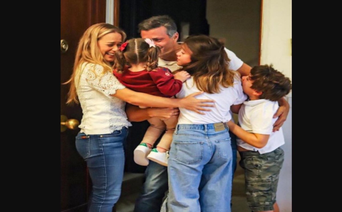 Leopoldo López se reúne con su familia en Madrid | Instagram/@leopoldolopezoficial