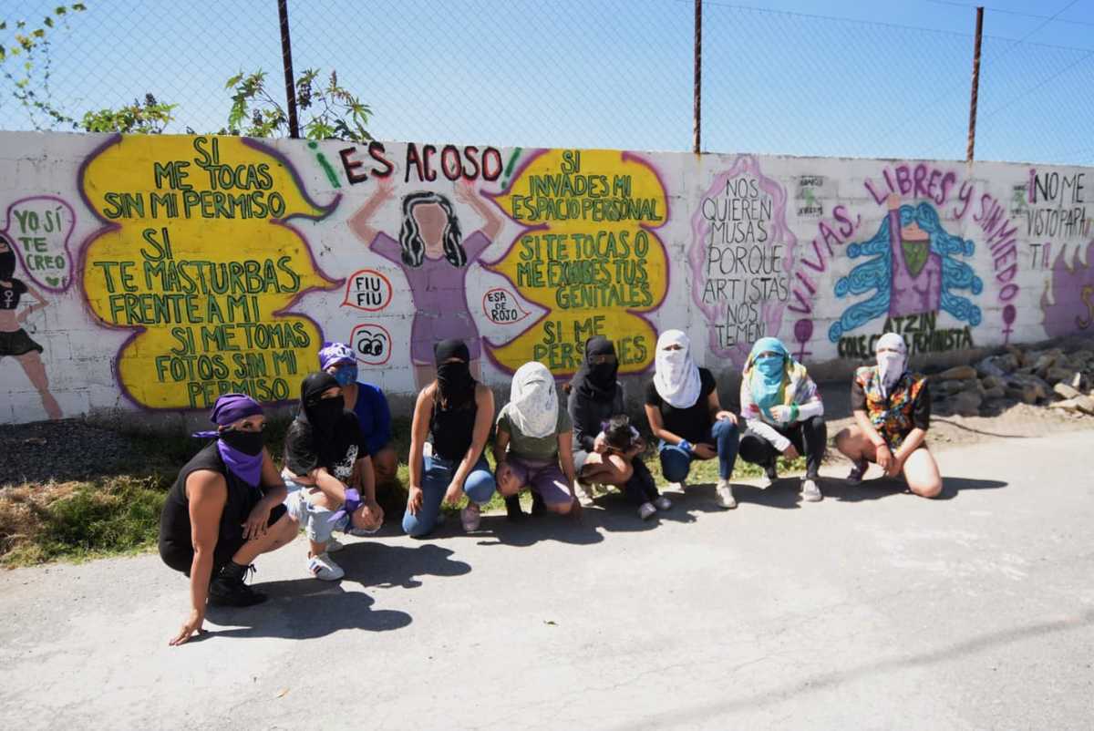 Mural de denuncias de acoso. (Francisco Villeda)