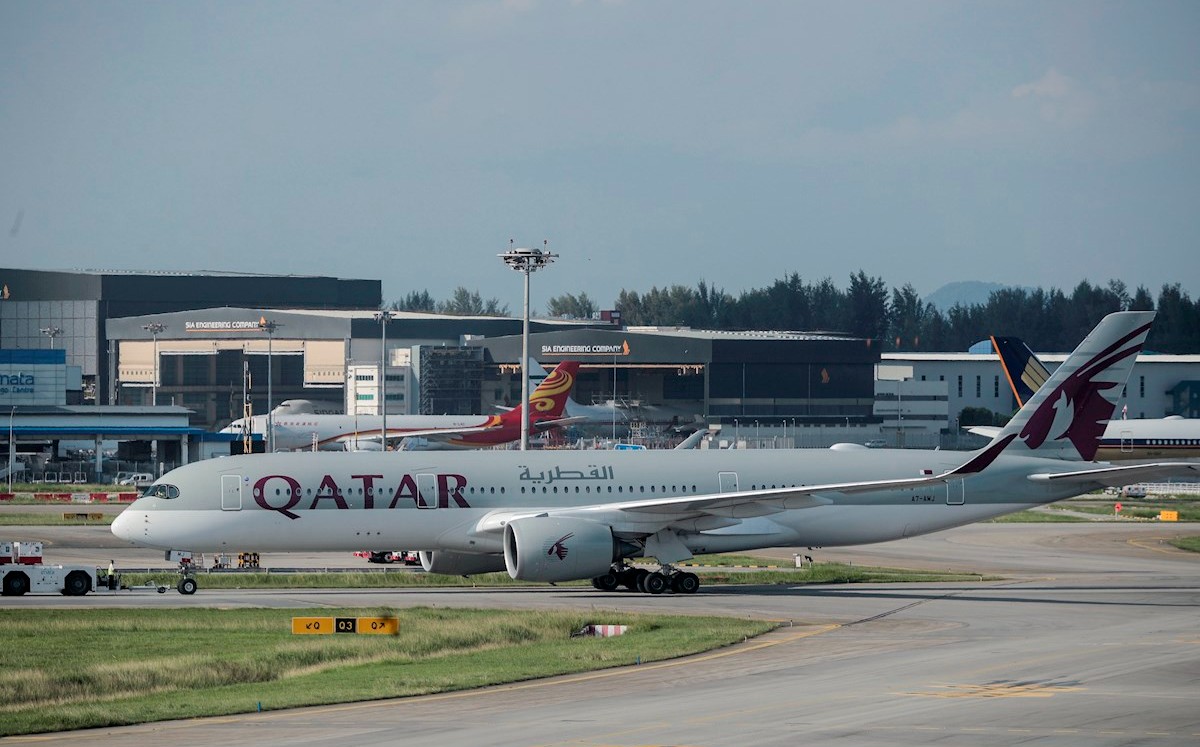 La compañía Qatar Airways ha declinado comentar lo ocurrido. (AFP)